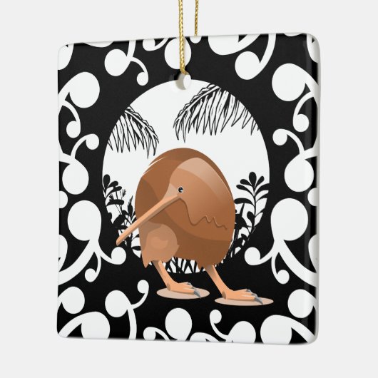 Koru Kiwi Keramikornament (Links)