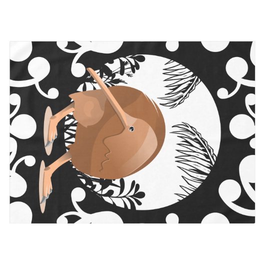 Koru Kiwi Tischdecke (Vorderseite (Horizontal))