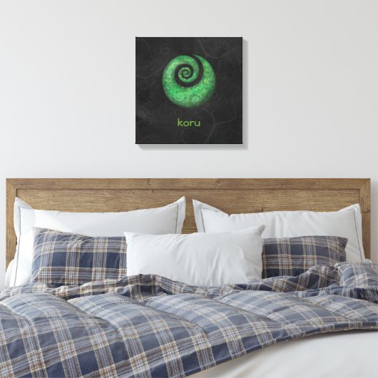 Koru Leinwanddruck (Insitu (Schlafzimmer))