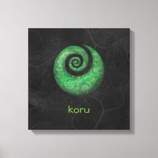 Koru Leinwanddruck (Vorderseite)