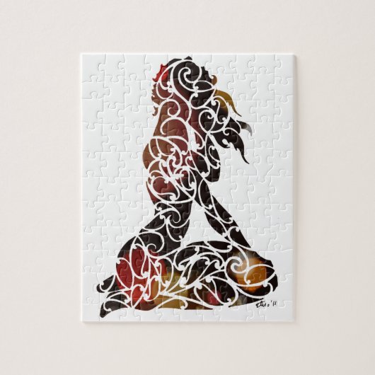 Koru Mädchen Puzzle (Vertikal)