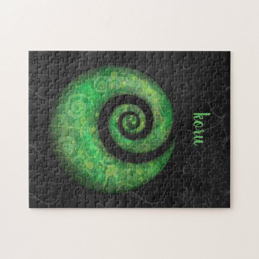 Koru - neuer Farn Puzzle (Horizontal)