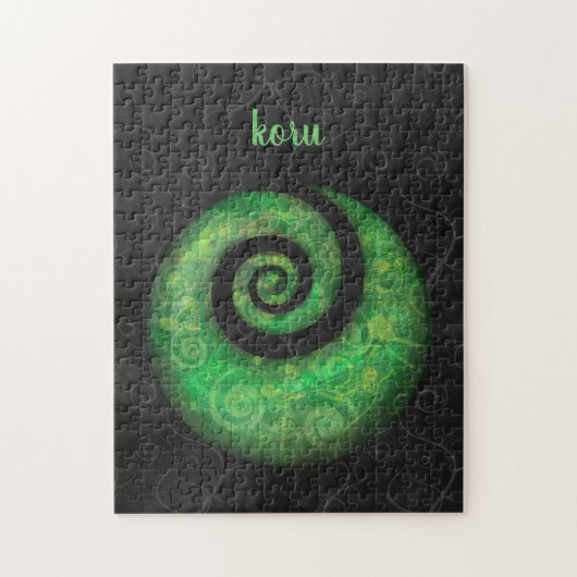 Koru - neuer Farn Puzzle (Vertikal)