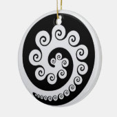 KORU von AOTEAROA Neuseeland Keramikornament (Links)