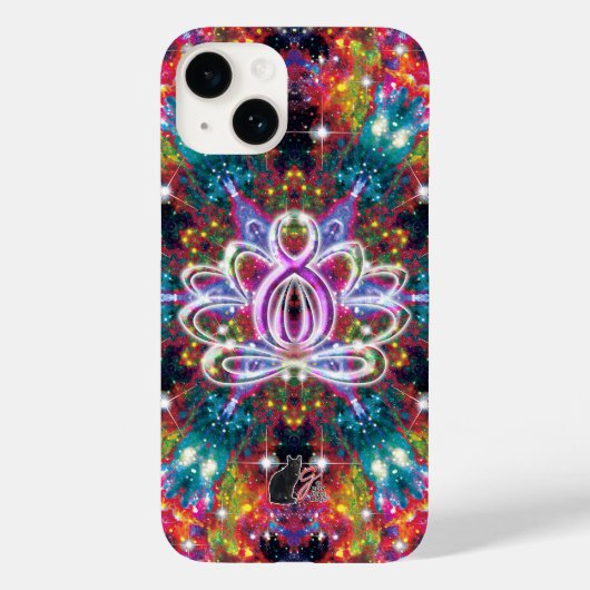 Koruskations-Zen-Lotus Case-Mate iPhone Hülle (Rückseite)