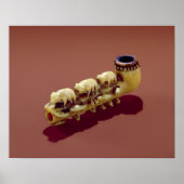 Korvack-Pfeife mit geschnitzten Polarbären Poster (Vorne)