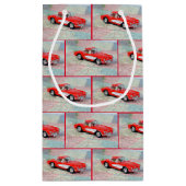 Korvette 1957 auf der Straßenkarte Kleine Geschenktüte (Rückseite)