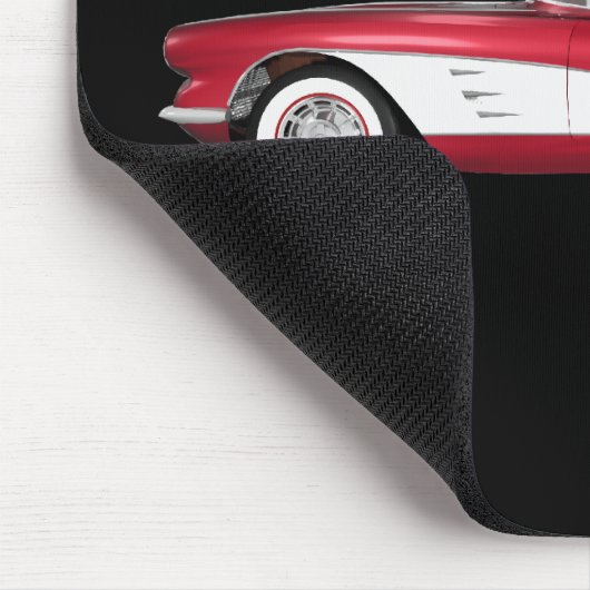 Korvette 1961 C1: Süßigkeit Apple beenden: Mousepad (Ecke)