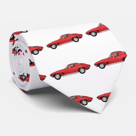 Korvette 1967: Sport-Auto: Rotes Ende: Krawatte (Gerollt)
