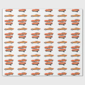 Korvette 1970: Orange Finish Geschenkpapier (Flach)