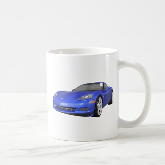 Korvette 2008: Sport-Auto: Blaues Ende: Kaffeetasse (Rechts)