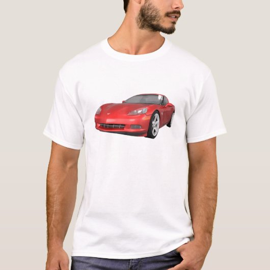 Korvette 2008: Sport-Auto: Rotes Ende: T-Shirt (Vorderseite)