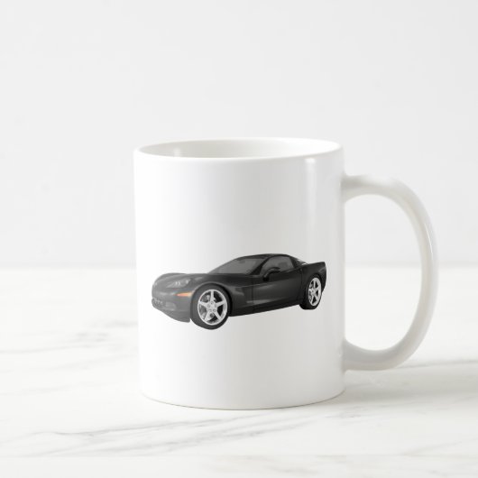 Korvette 2008: Sport-Auto: Schwarzes Ende Kaffeetasse (Rechts)