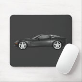 Korvette 2008: Sport-Auto: Schwarzes Ende Mousepad (Mit Mouse)