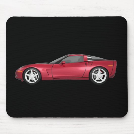 Korvette 2008: Sport-Auto: Süßigkeit Apple Mousepad (Vorne)