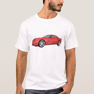 Korvette 2008: Sportwagen: Red Finish: T-Shirt