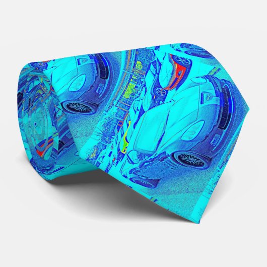 Korvette auf dem Los eines Chevy Händlers Krawatte (Gerollt)