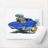 Korvette-Blau-Auto 1966-67 Mousepad (Mit Mouse)