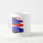Korvette-Blau-Auto 1999-04 Kaffeetasse (Vorderseite Links)