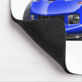 Korvette-Blau-Auto 2005-09 Mousepad (Ecke)