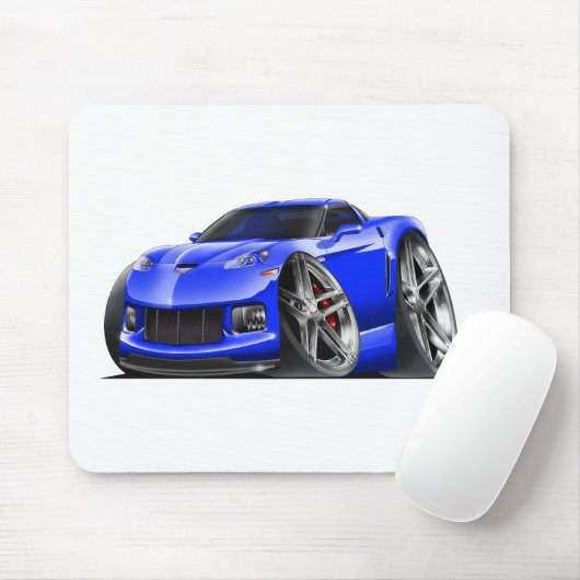 Korvette-Blau-Auto 2005-09 Mousepad (Mit Mouse)