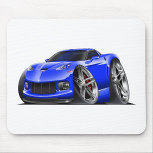 Korvette-Blau-Auto 2005-09 Mousepad