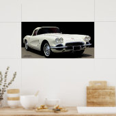 KORVETTE: DAS AMERIKANISCHE SPORTKRAFT POSTER (Küche)