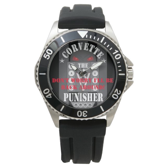 Korvette der Punisher Watch Armbanduhr (Vorderseite)