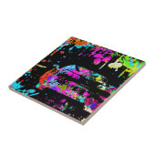 Korvette-Farben-Spritzergraffiti-Effekt Fliese (Seite)