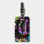 Korvette-Farben-Spritzergraffiti-Effekt Gepäckanhänger (Vorderseite vertikal)