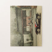 Korvette im asiatischen Hof-Puzzlespiel Puzzle (Vertikal)