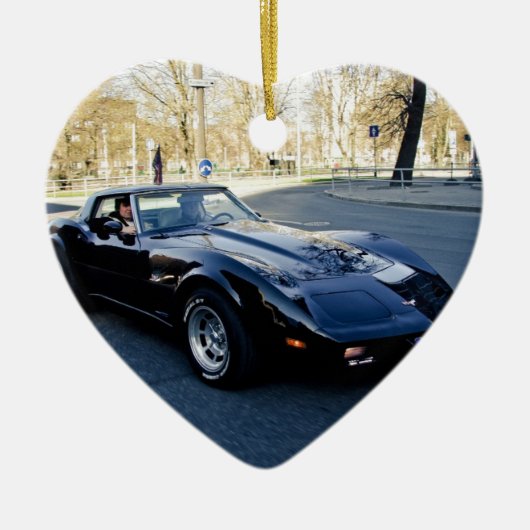 Korvette-Klassiker 1979 Sportscar Keramik Ornament (Vorne)