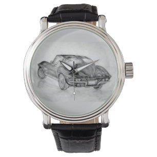 Korvette, Korvetten, Klassiker, klassisches Auto, Armbanduhr