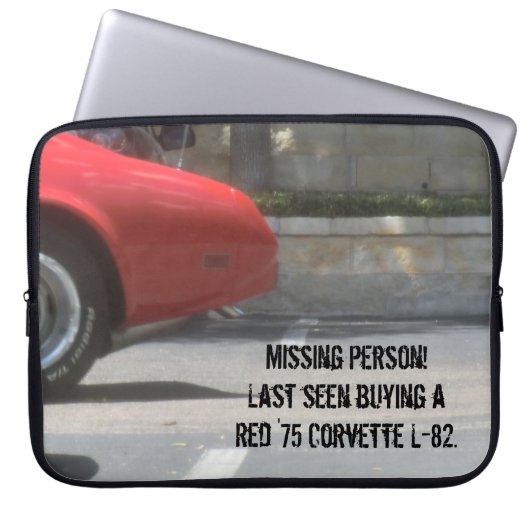 Korvette-Laptop-Abdeckung 1975 Laptopschutzhülle (Vorderseite)