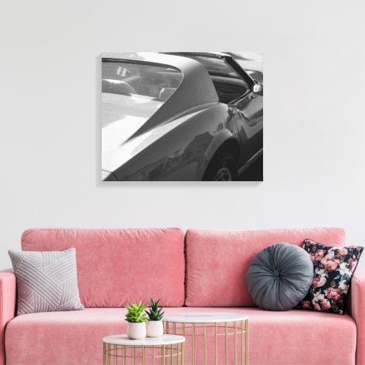 Korvette Leinwanddruck (Insitu (Wohnzimmer))