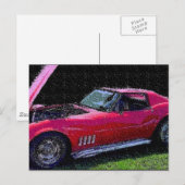 Korvette Postkarte (Vorne/Hinten)
