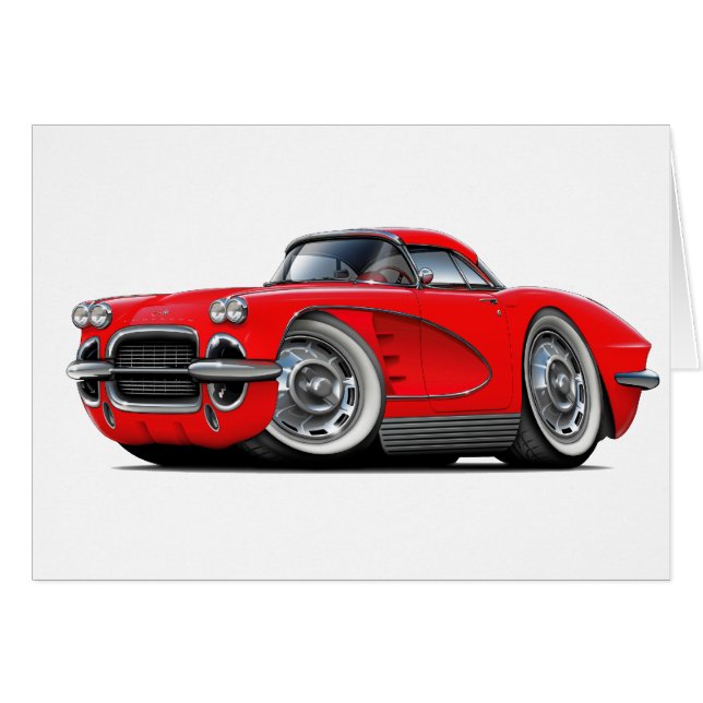 Korvette-Rot-Auto 1962 (Vorderseite (Horizontal))