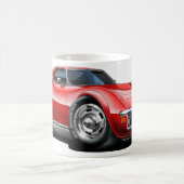 Korvette-Rot-Auto 1968-72 Kaffeetasse (Mittel)