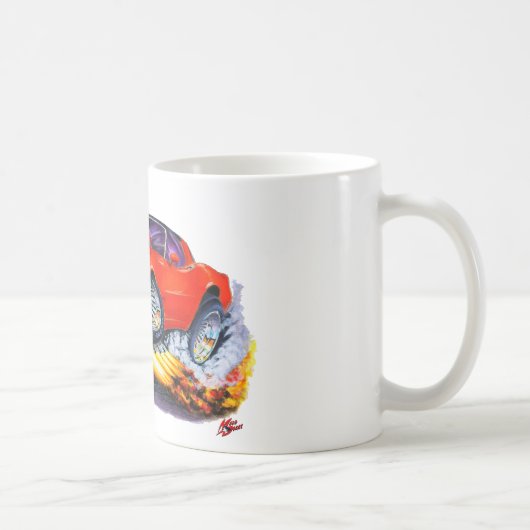 Korvette-Rot-Auto 1980-82 Kaffeetasse (Rechts)