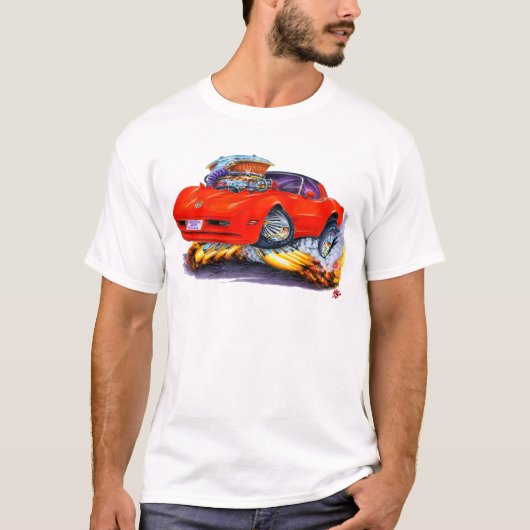 Korvette-Rot-Auto 1980-82 T-Shirt (Vorderseite)