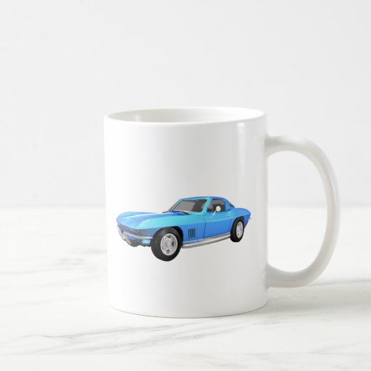Korvette-Sport-Auto 1967: Blaues Ende: Kaffeetasse (Rechts)