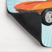 Korvette-Sport-Auto 1967: Orange Ende: Mousepad (Ecke)