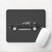 Korvette-Sport-Auto 1967: Schwarzes Ende: Mousepad (Mit Mouse)