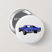 Korvette-Sport-Auto 1970: Blaues Ende Button (Vorne & Hinten)