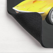 Korvette-Sport-Auto 1970: Gelbes Ende: Mousepad (Ecke)