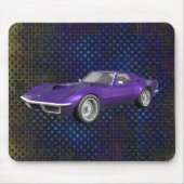 Korvette-Sport-Auto 1970: Lila Ende: Mousepad (Vorne)