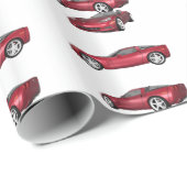 Korvette: Süßigkeit Apple beenden Geschenkpapier (Rolleneckpunkt)