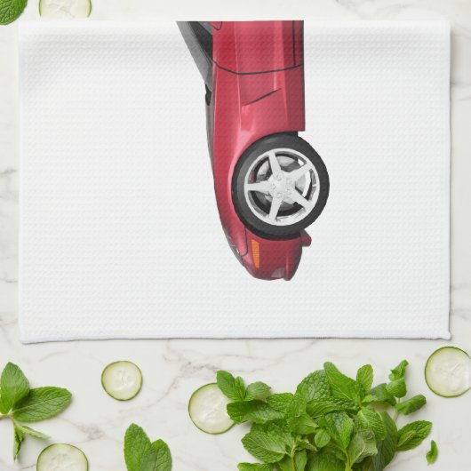 Korvette: Süßigkeit Apple beenden Geschirrtuch (Gefaltet)