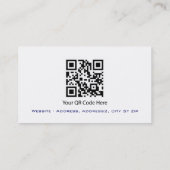 Korvette-Visitenkarten Visitenkarte (Rückseite)