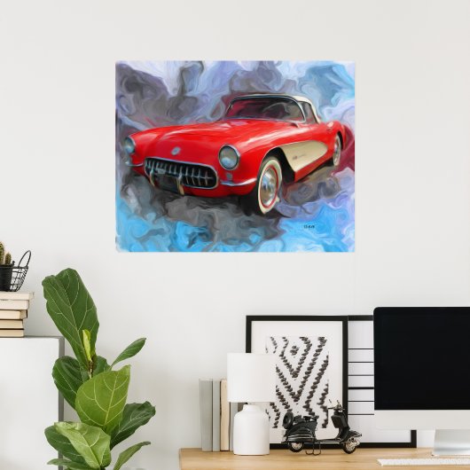 Korvette von 1957 poster (Heimbüro)